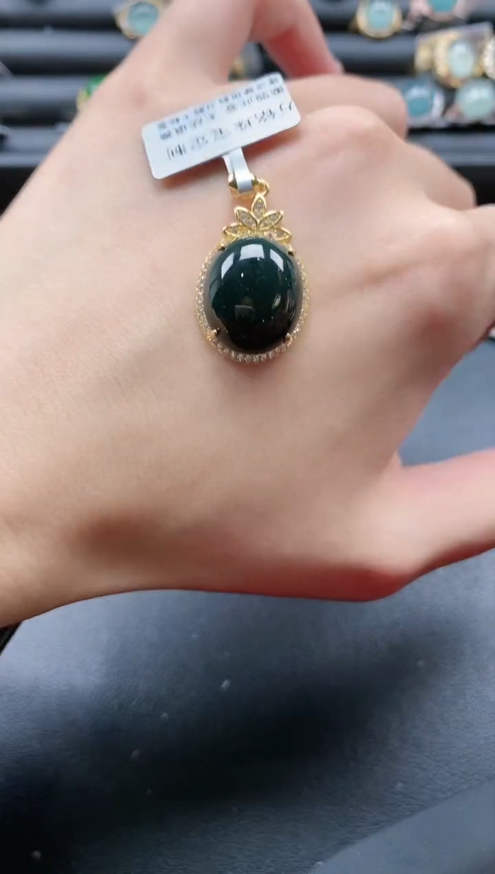 【闪购商品】翡翠戒指银S925镶嵌51151