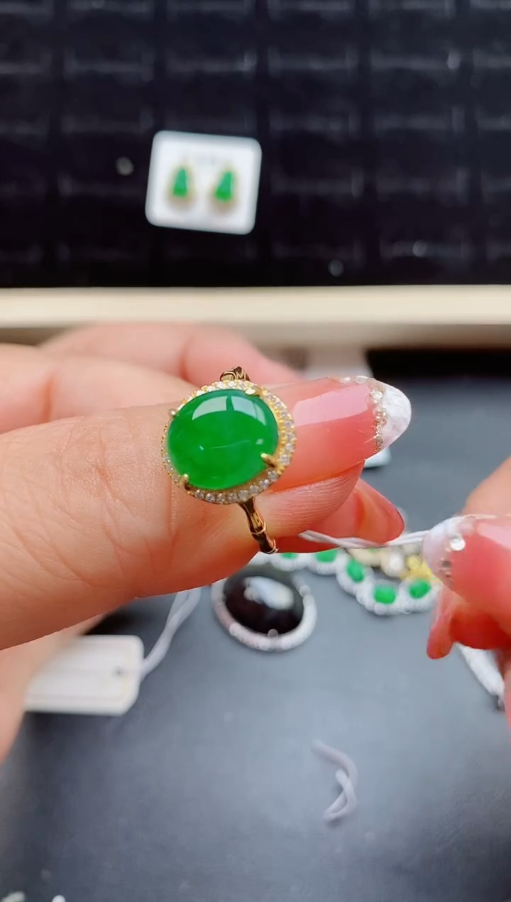 【闪购商品】翡翠戒指银S925镶嵌12212121