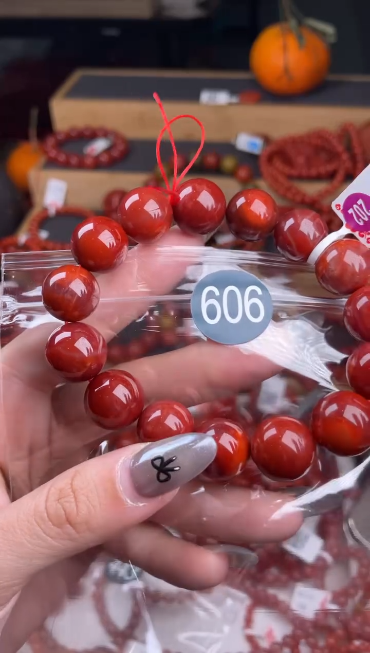 【闪购商品】南红玛瑙珠宝奇石合金606-14+