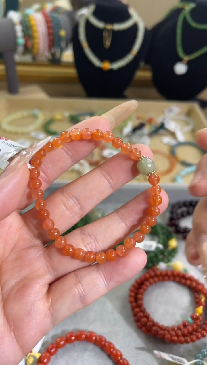 【闪购商品】南红玛瑙手链未镶嵌sj