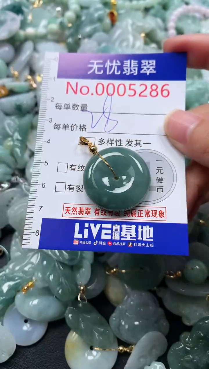 颈饰未镶嵌翡翠5285