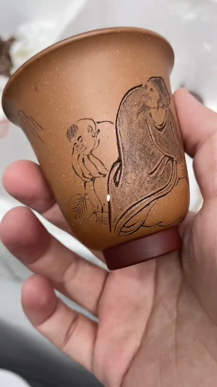 茶壶紫砂老者杯杯