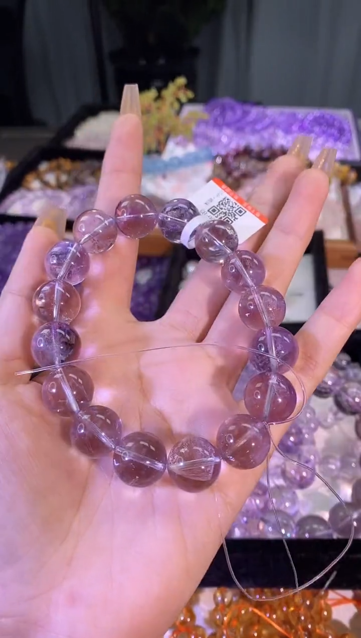 【闪购商品】水晶手链未镶嵌玻利维亚天空之境13mm+