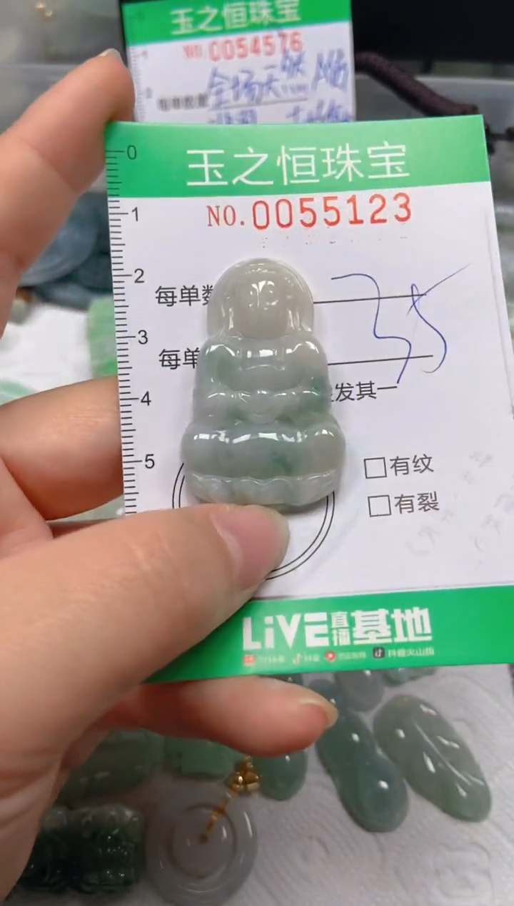 【闪购商品】翡翠未镶嵌颈饰闪购0055123