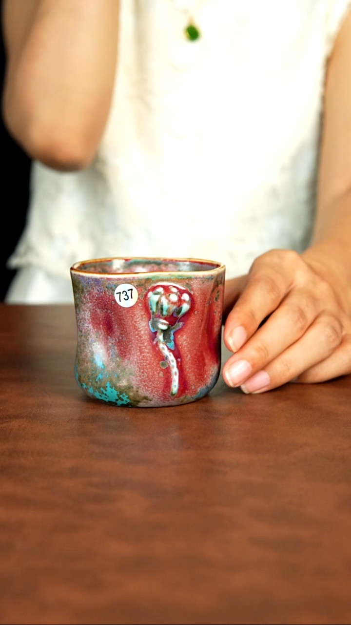 737号/郭义兴老师礼盒装原矿原产地钧瓷茶具