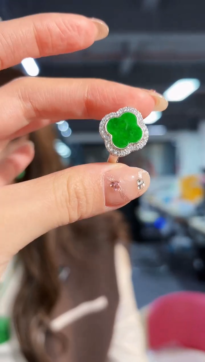 【闪购商品】翡翠戒指未镶嵌缅料A货/支持复检/一件