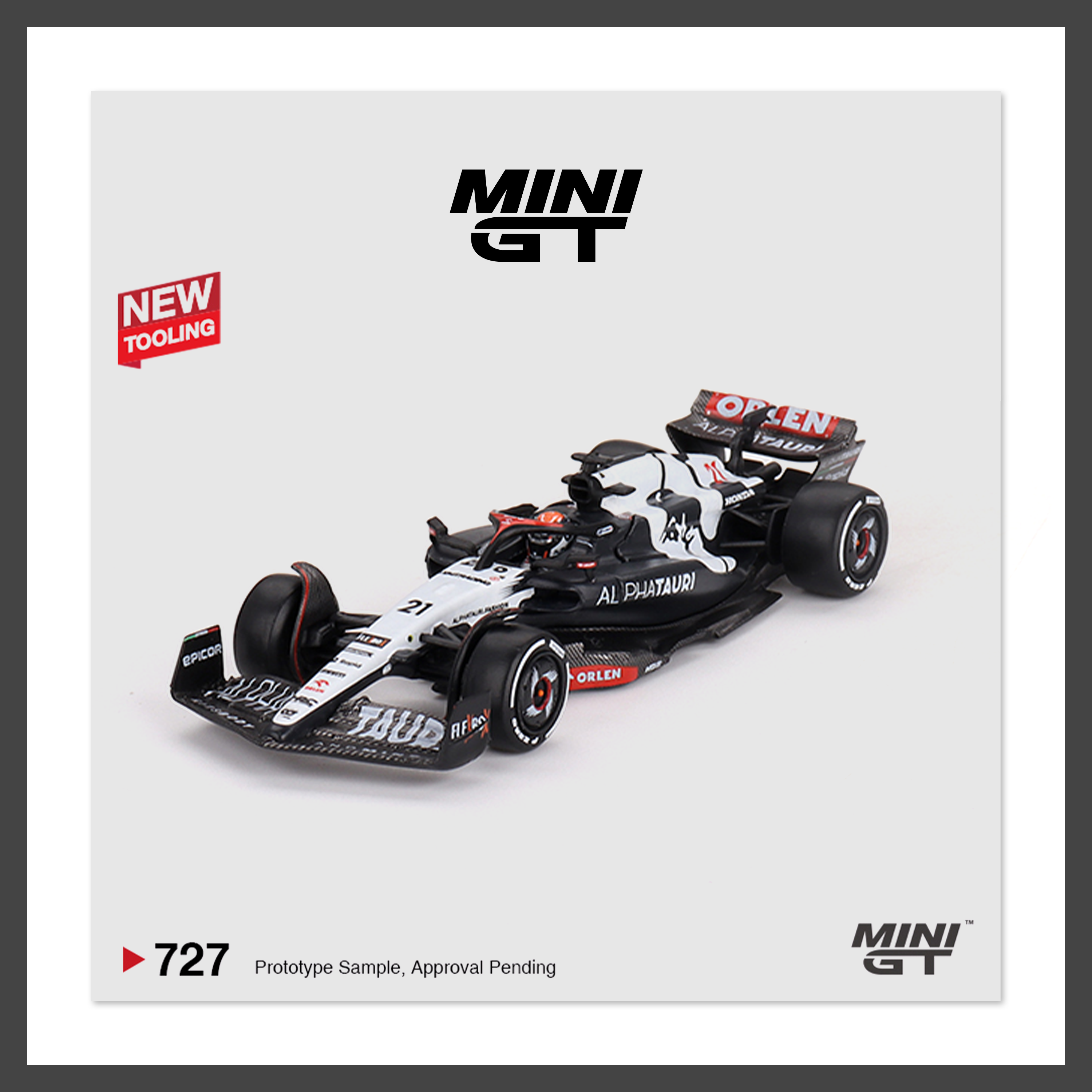 MiniGT [727]#21尼克·德弗里斯F1 2023Australian GP1:64合金车模