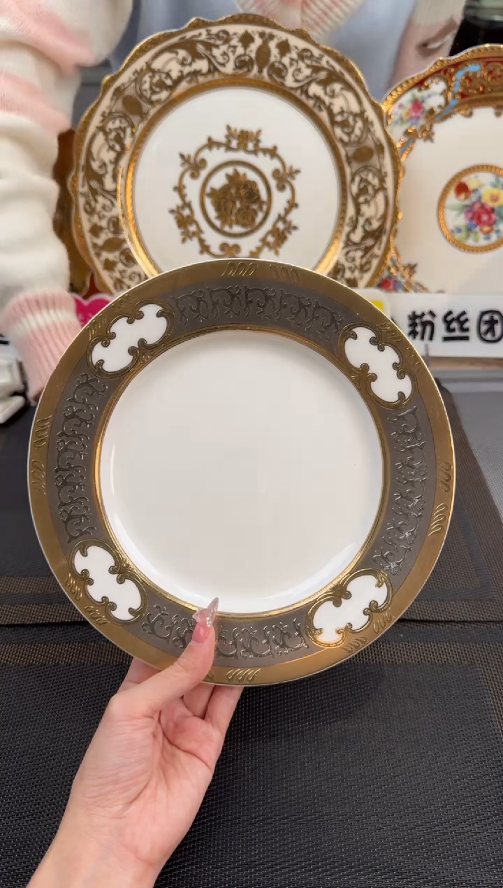 【闪购商品】瓷片8英寸平盘福利款 瑕
