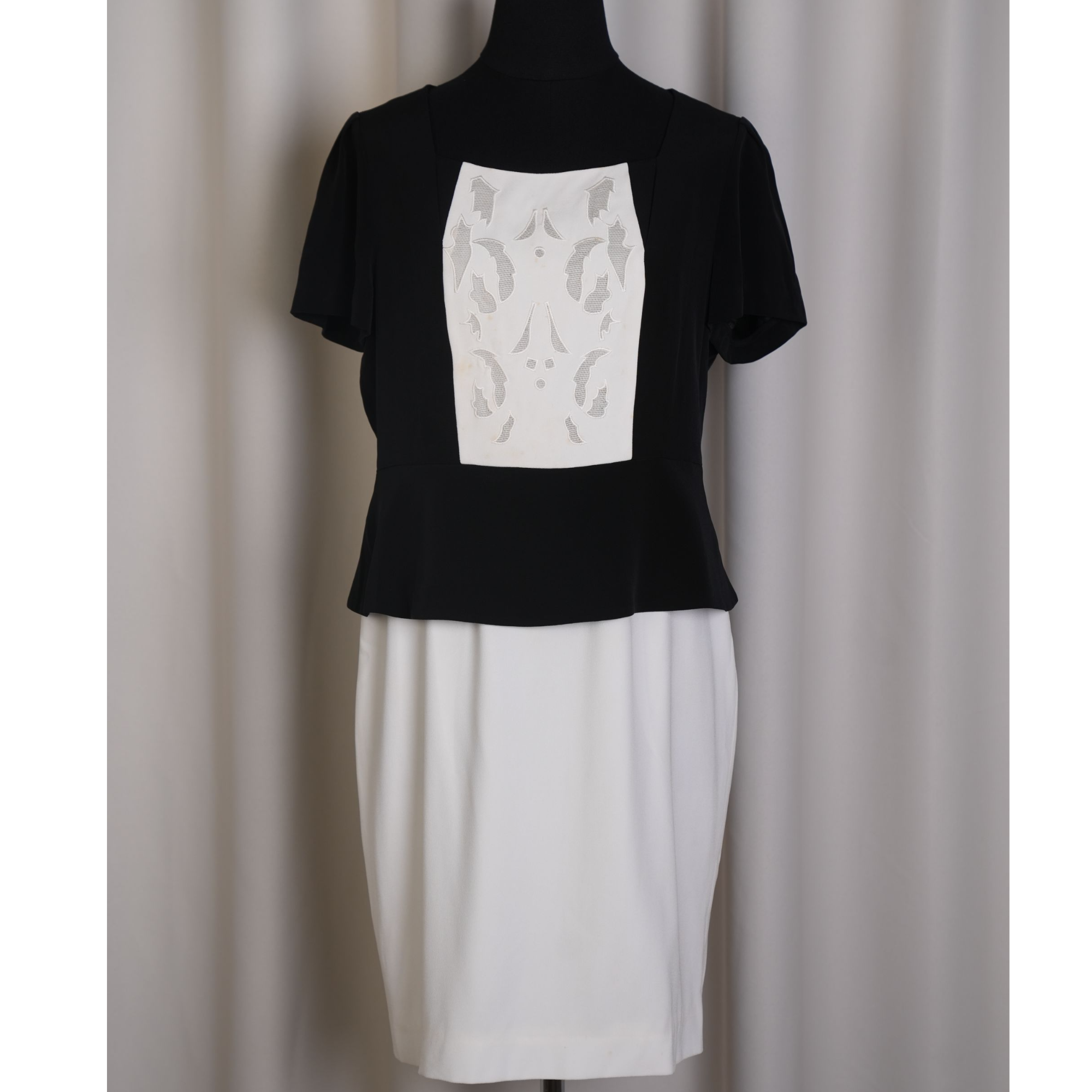 0172#黑白色女士连衣裙设计款