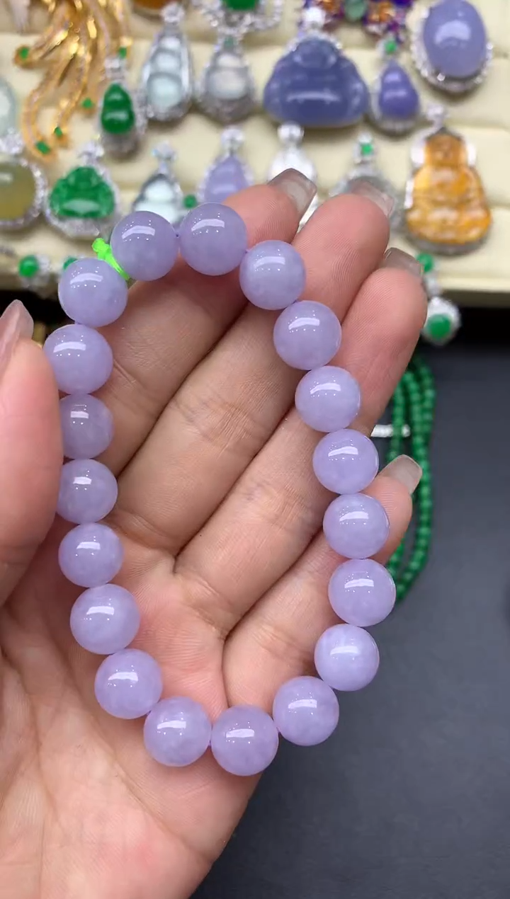 未镶嵌手串翡翠355-中国好珍宝