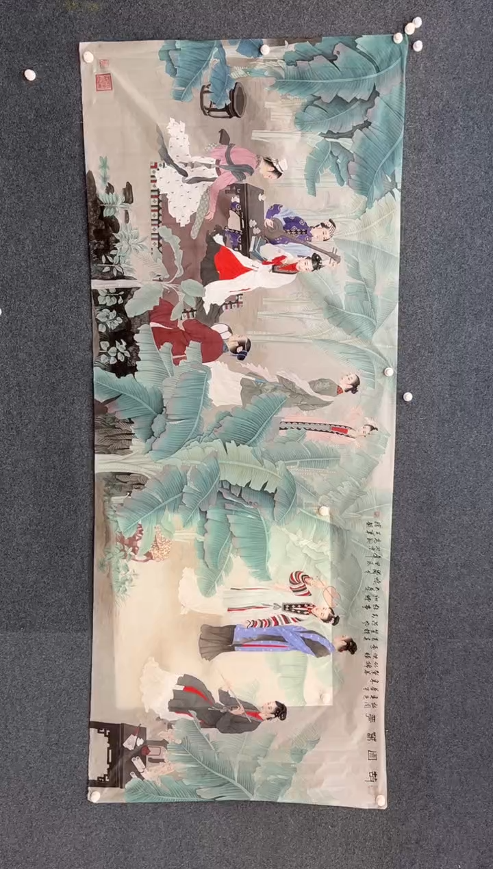 【闪购商品】国画3.8-冯高翔-丈二丝绢人物89