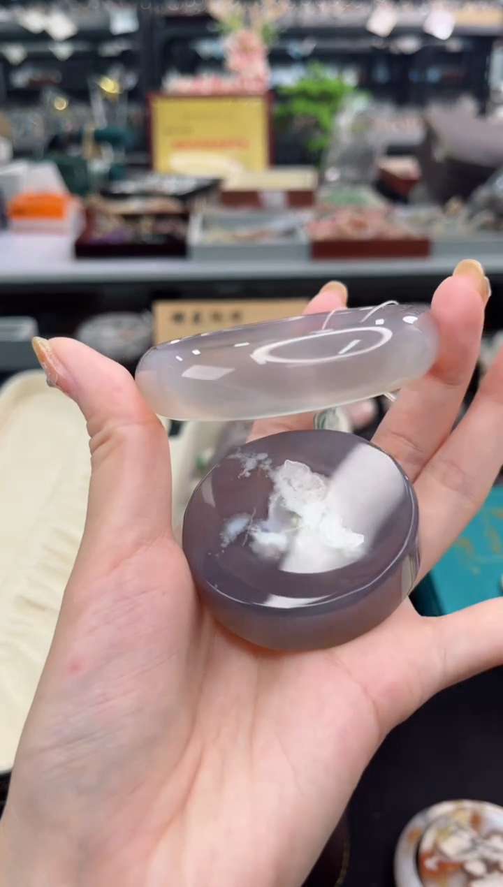 【闪购商品】石英质玉手镯未镶嵌54圈口（赠品镯心）3931107