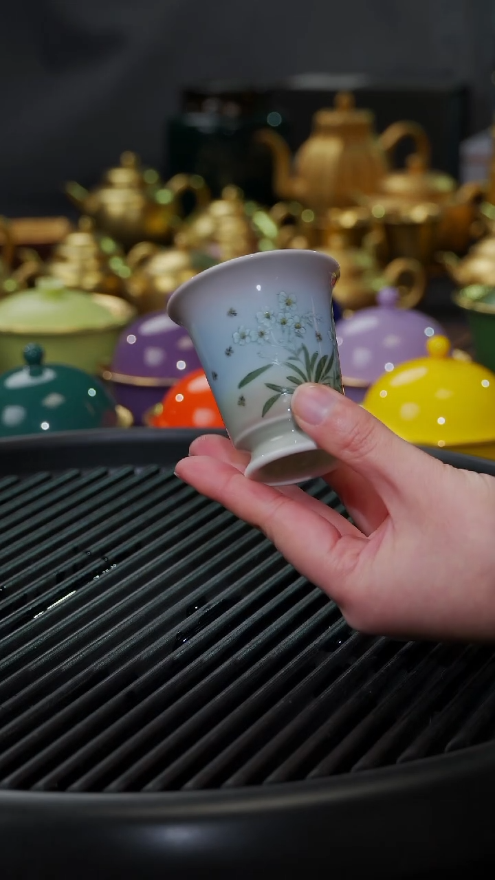 【闪购商品】杯【宜景窑系列】手绘杯子4