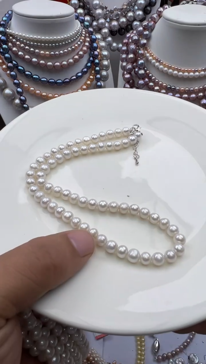 淡水珍珠未镶嵌颈饰1