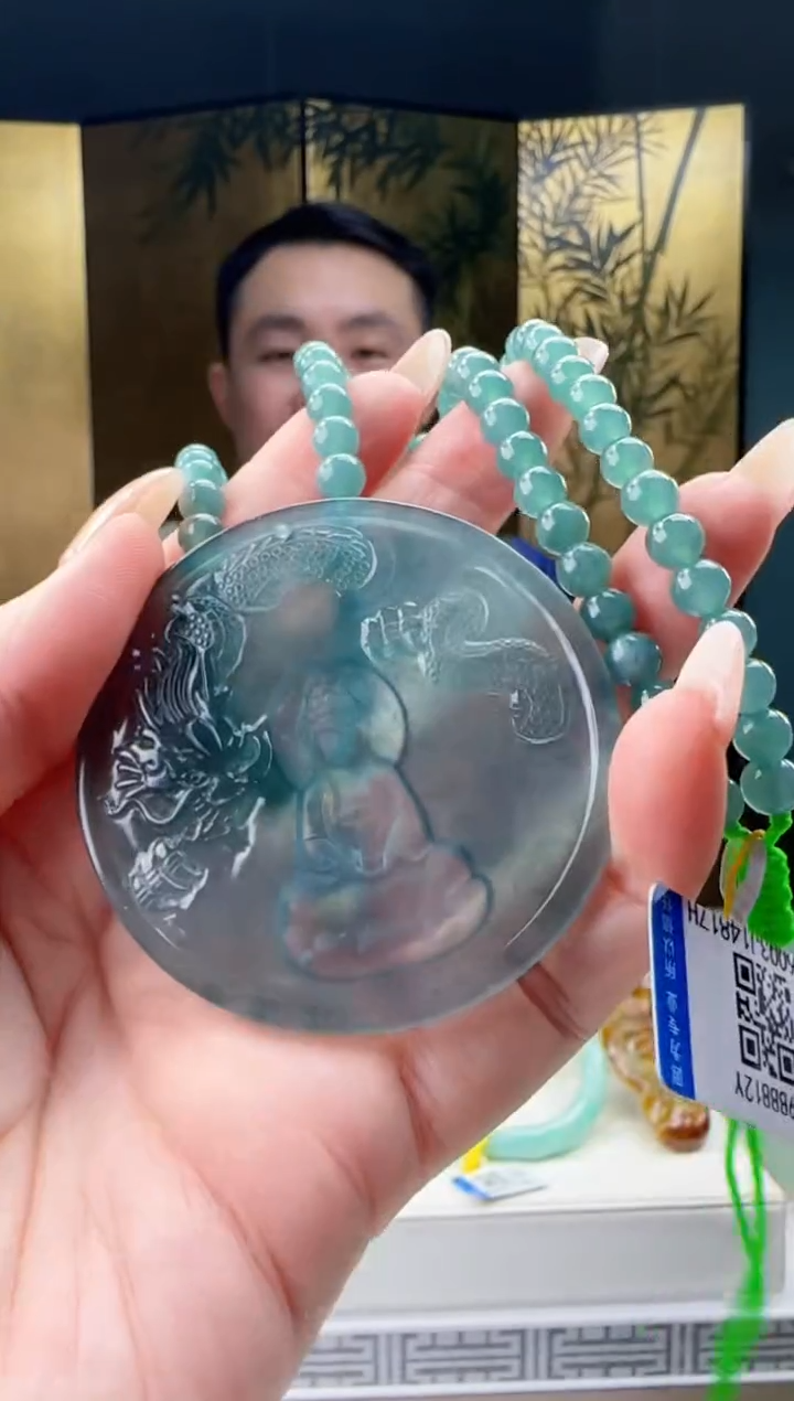 【闪购商品】翡翠吊坠(赠链)未镶嵌多样性发一YJ@@960Q3J14817