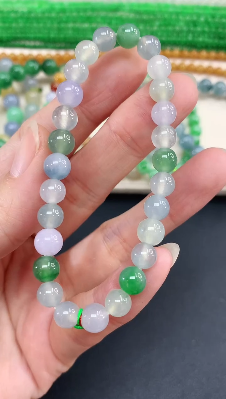 未镶嵌手串翡翠120|