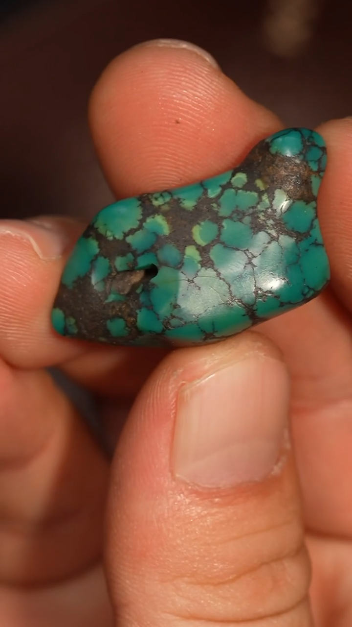 未镶嵌绿松石套链冲赛康胡子哥，DIY一133