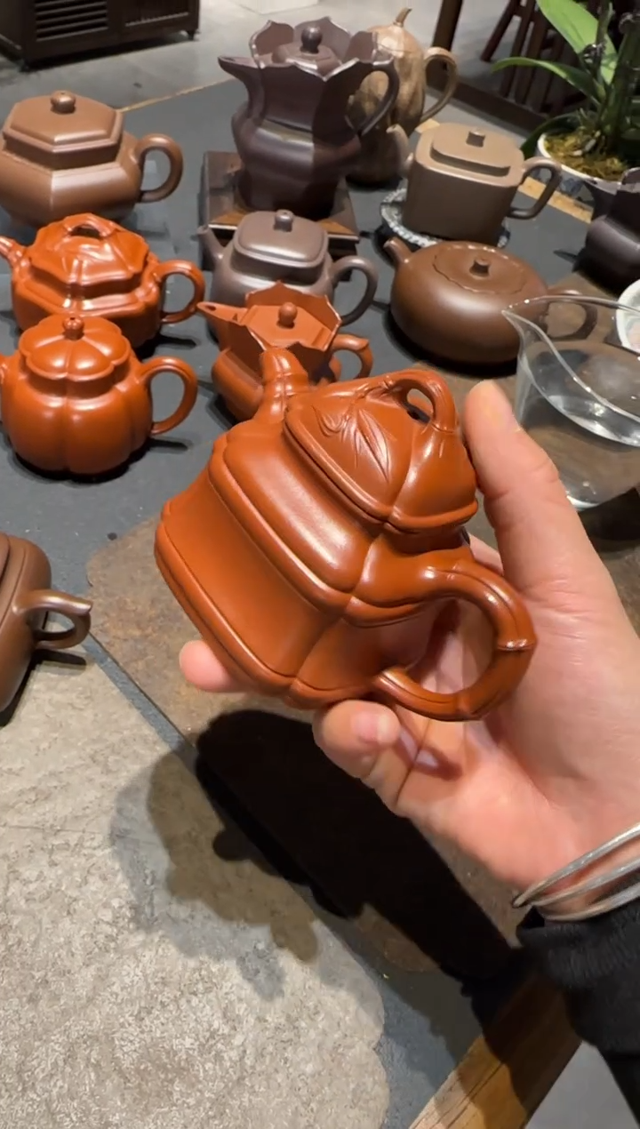 【闪购商品】紫砂茶壶四方竹鼎