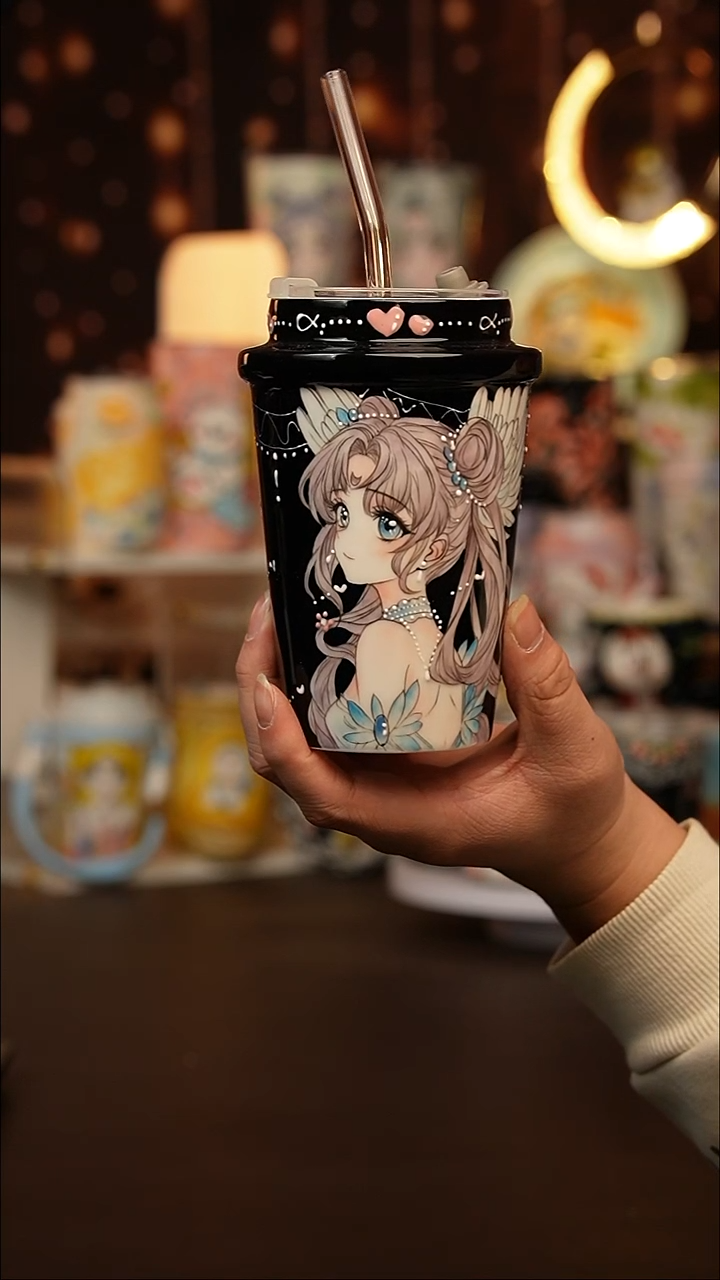 （玉泥）景德镇手工手绘文创陶瓷杯