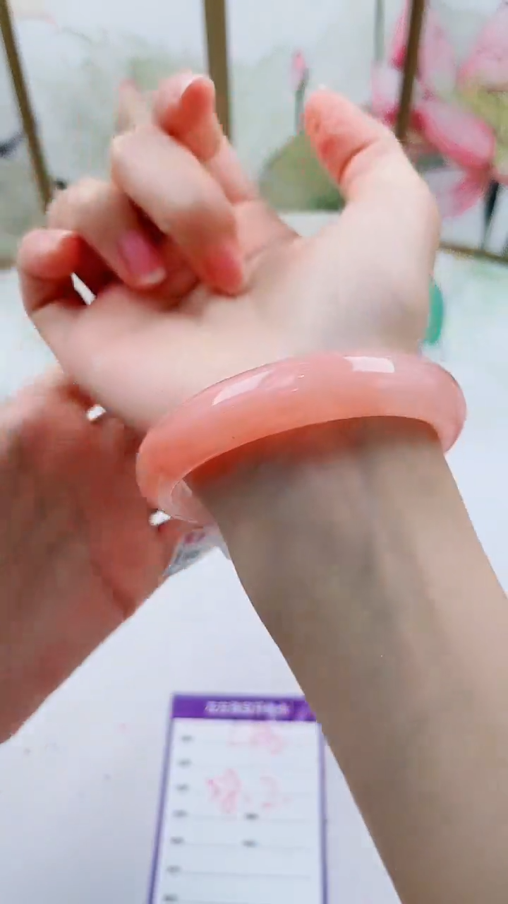 石英质玉手镯未镶嵌L96微色差58.2mm