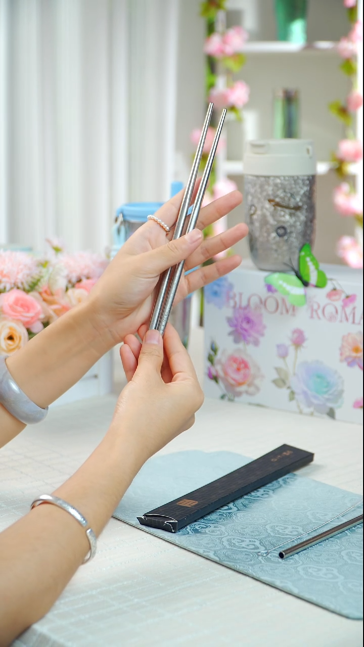 纯钛器态永恒冰花纯钛筷家用筷子