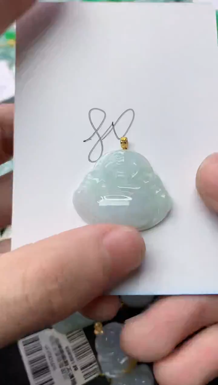 【闪购商品】翡翠颈饰18K金镶嵌43.........