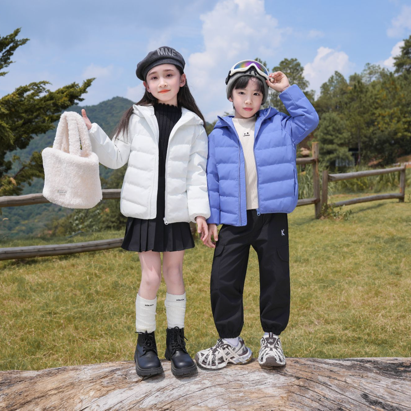  【萝卜呗呗】加厚高蓬白鸭绒羽绒服中大童中大童儿童女童洋气外穿