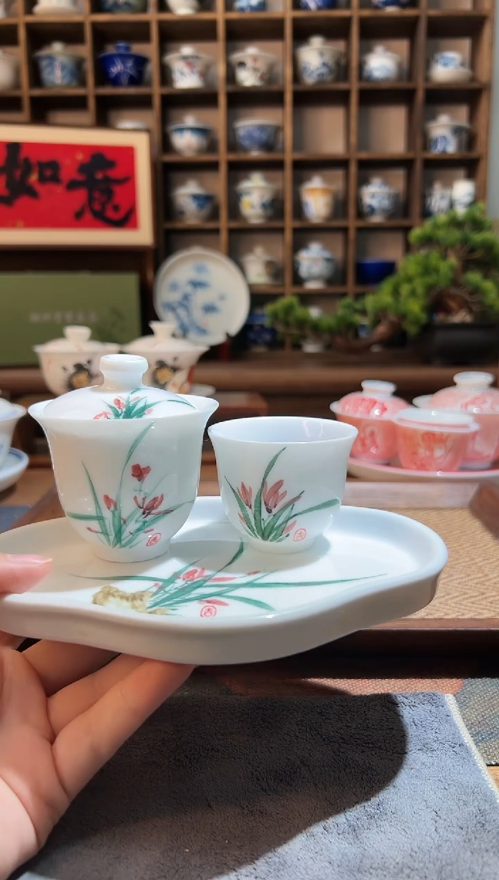 【闪购商品】五彩兰花三件套