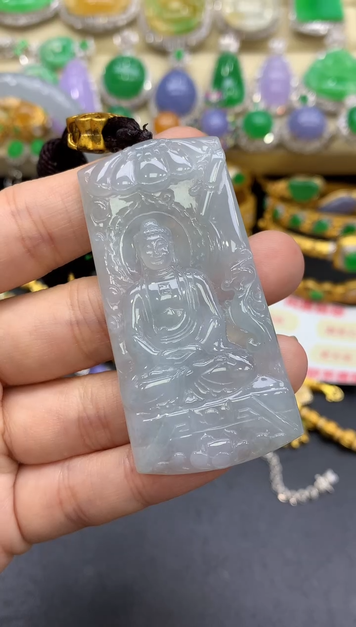 颈饰未镶嵌翡翠403-中国好珍宝