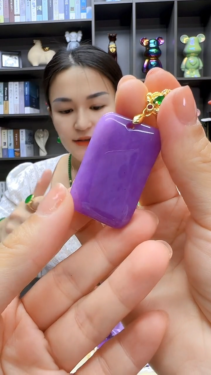 翡翠14K金镶嵌颈饰丹丹diy劲饰