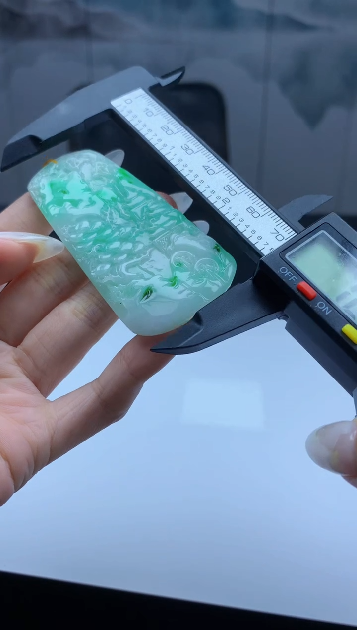 【闪购商品】定制翡翠未镶嵌011ee-毛货山水