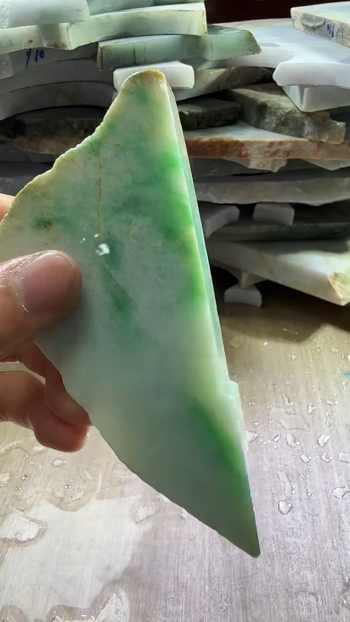 裸石翡翠天然翡翠A货花146