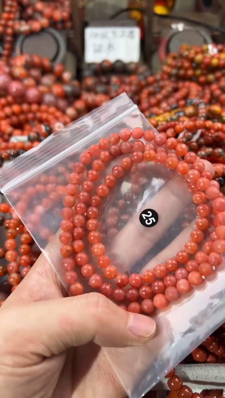 未镶嵌手串南红玛瑙1