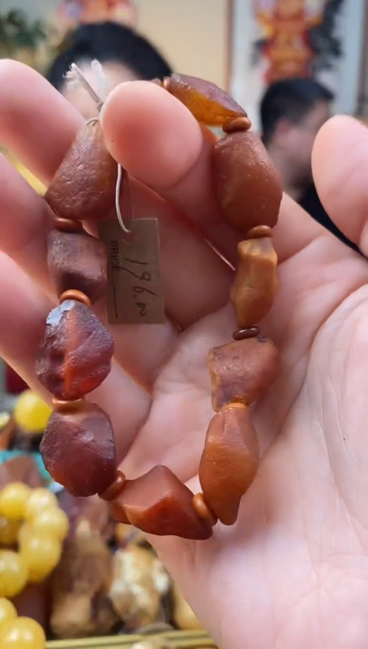 【闪购商品】琥珀手串未镶嵌手串
