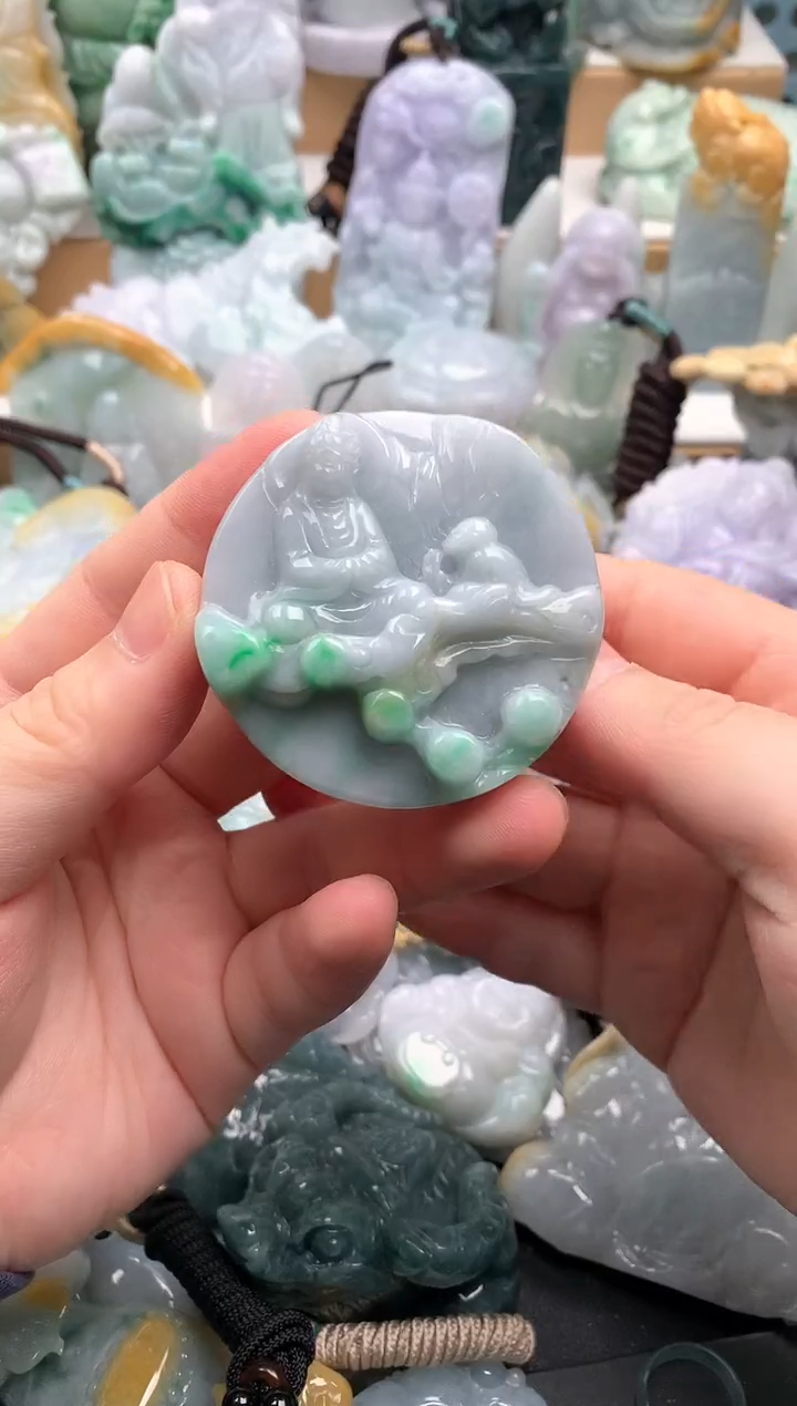 吊坠(不含链)未镶嵌翡翠1