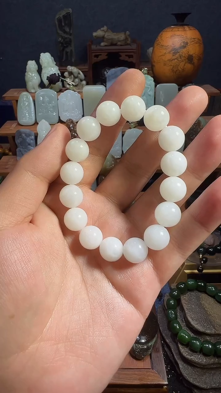 颈饰未镶嵌和田玉儒****我1