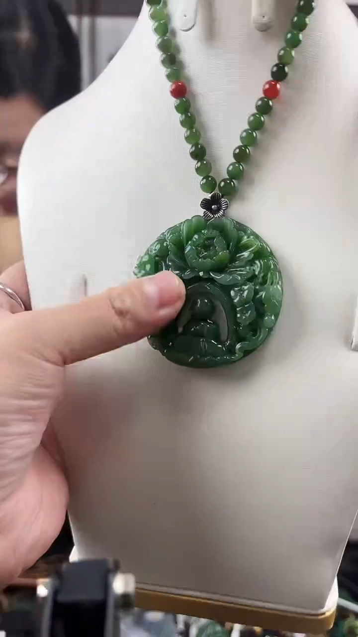 颈饰未镶嵌和田玉悟道