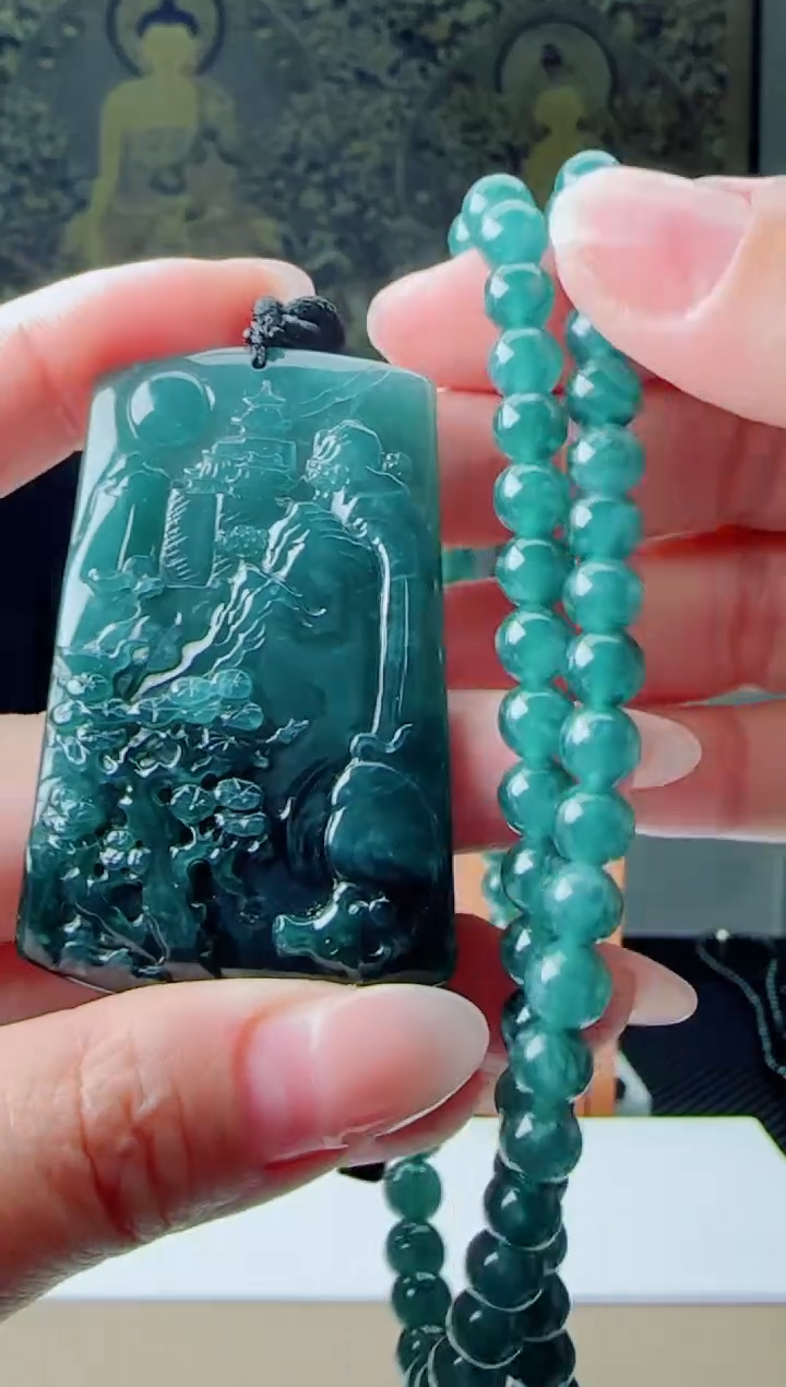 【闪购商品】翡翠颈饰未镶嵌1111111111