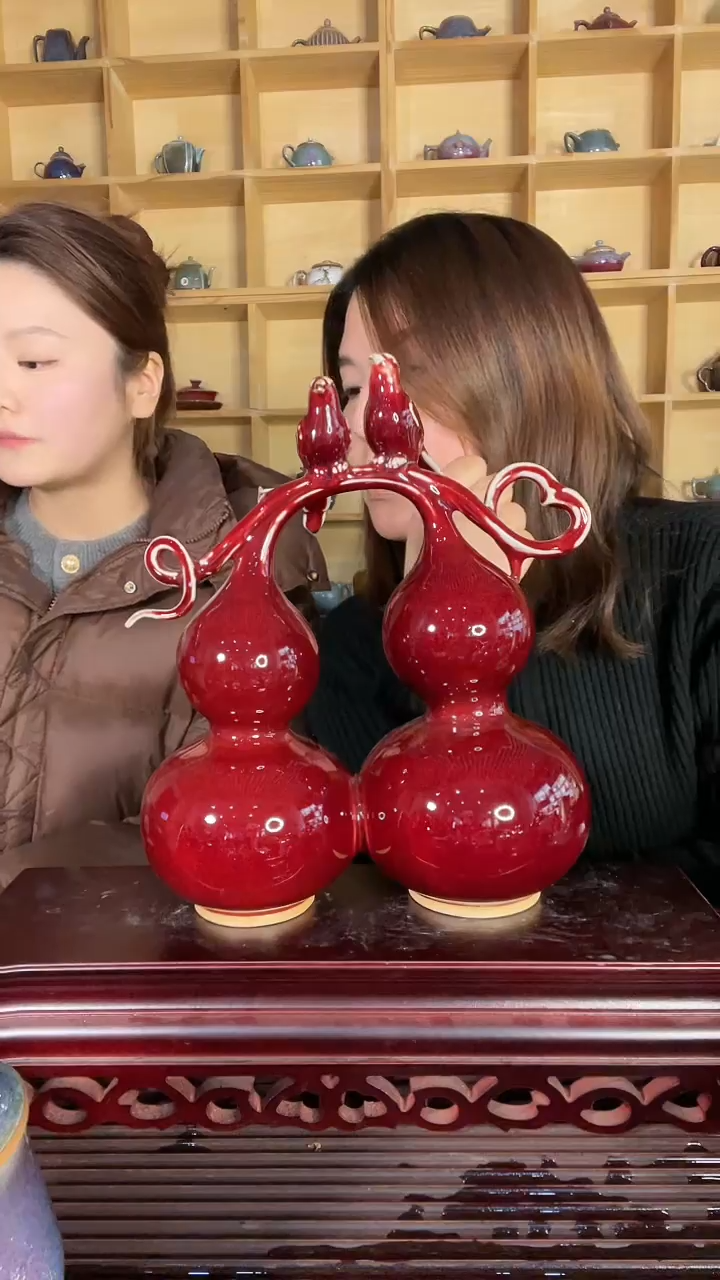 【闪购商品】摆件福禄有喜 土魂钧瓷