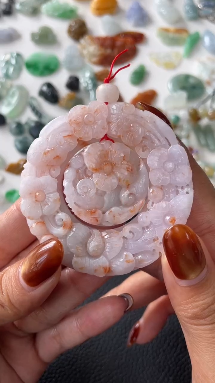 【闪购商品】定制翡翠未镶嵌桂花牌1680+168