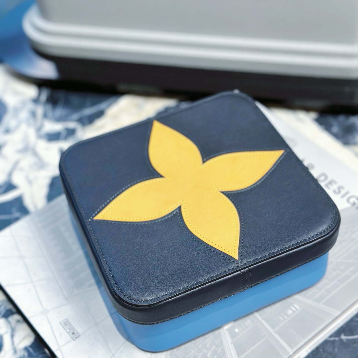 99新 LouisVuitton/路易威登 老佛爷 收纳盒零钱包钥匙卡包