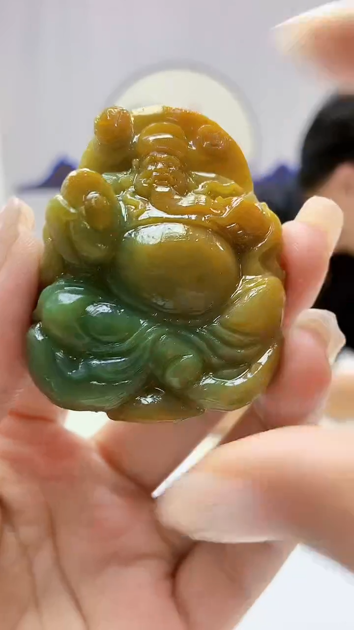 定制翡翠未镶嵌5145ms-毛货47财神
