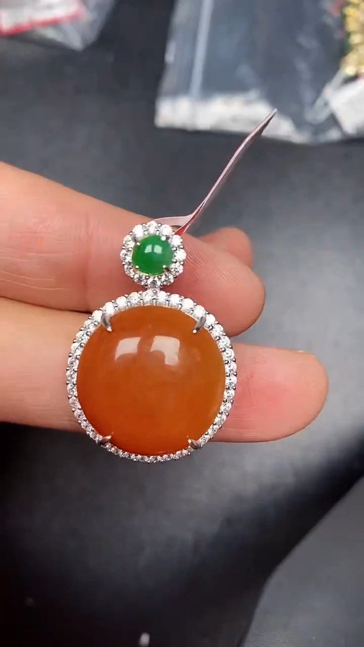 银S925镶嵌戒指翡翠1330