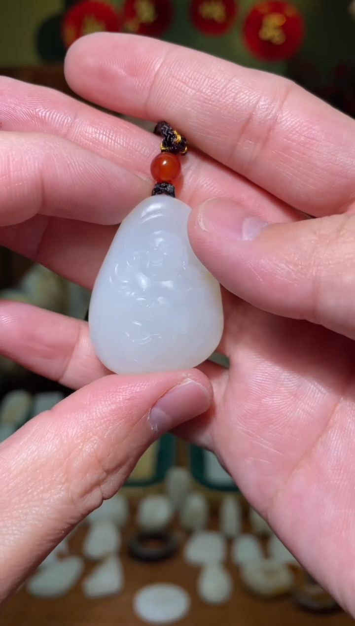 【闪购商品】和田玉吊坠(不含链)未镶嵌佛公24g