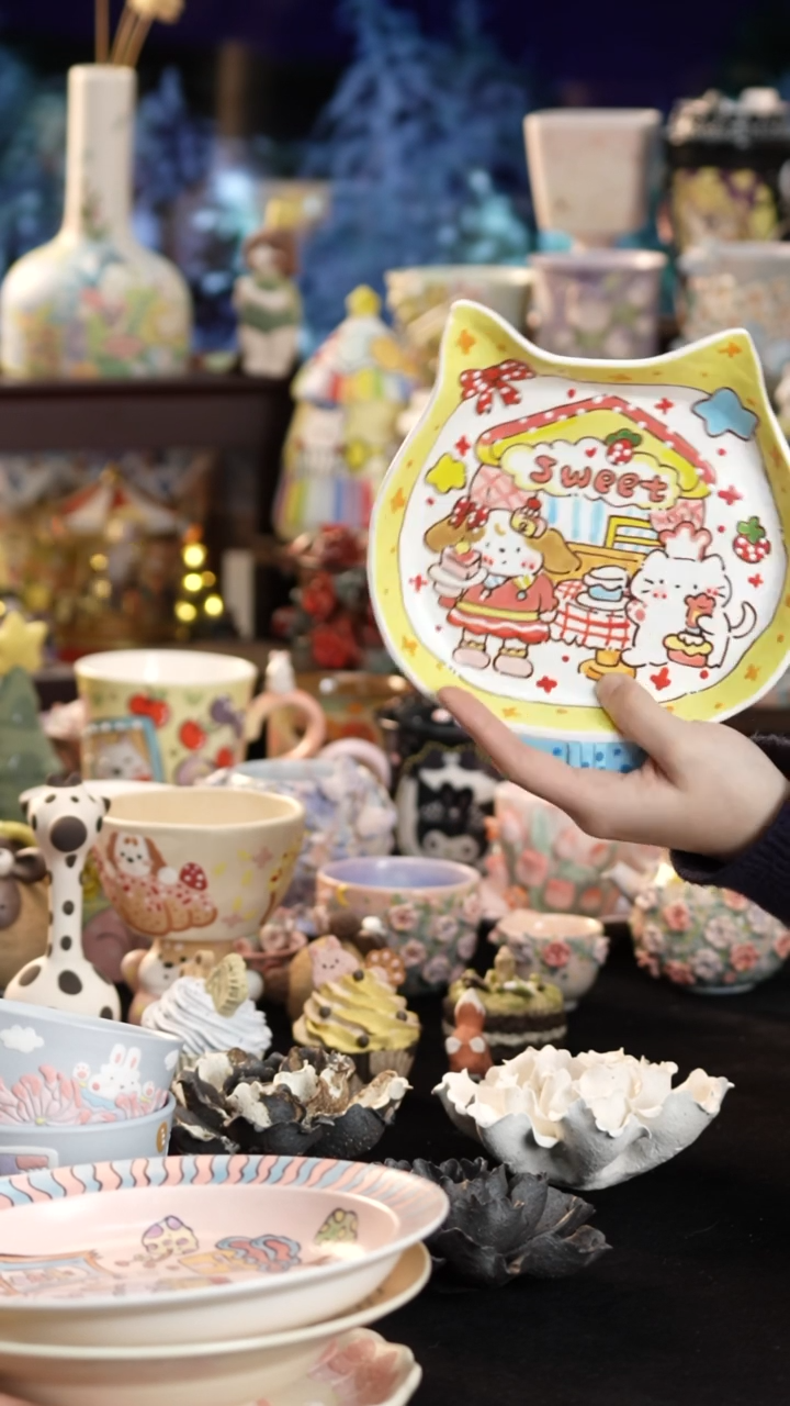 其他陶景德镇釉下彩手绘设计师款陶瓷