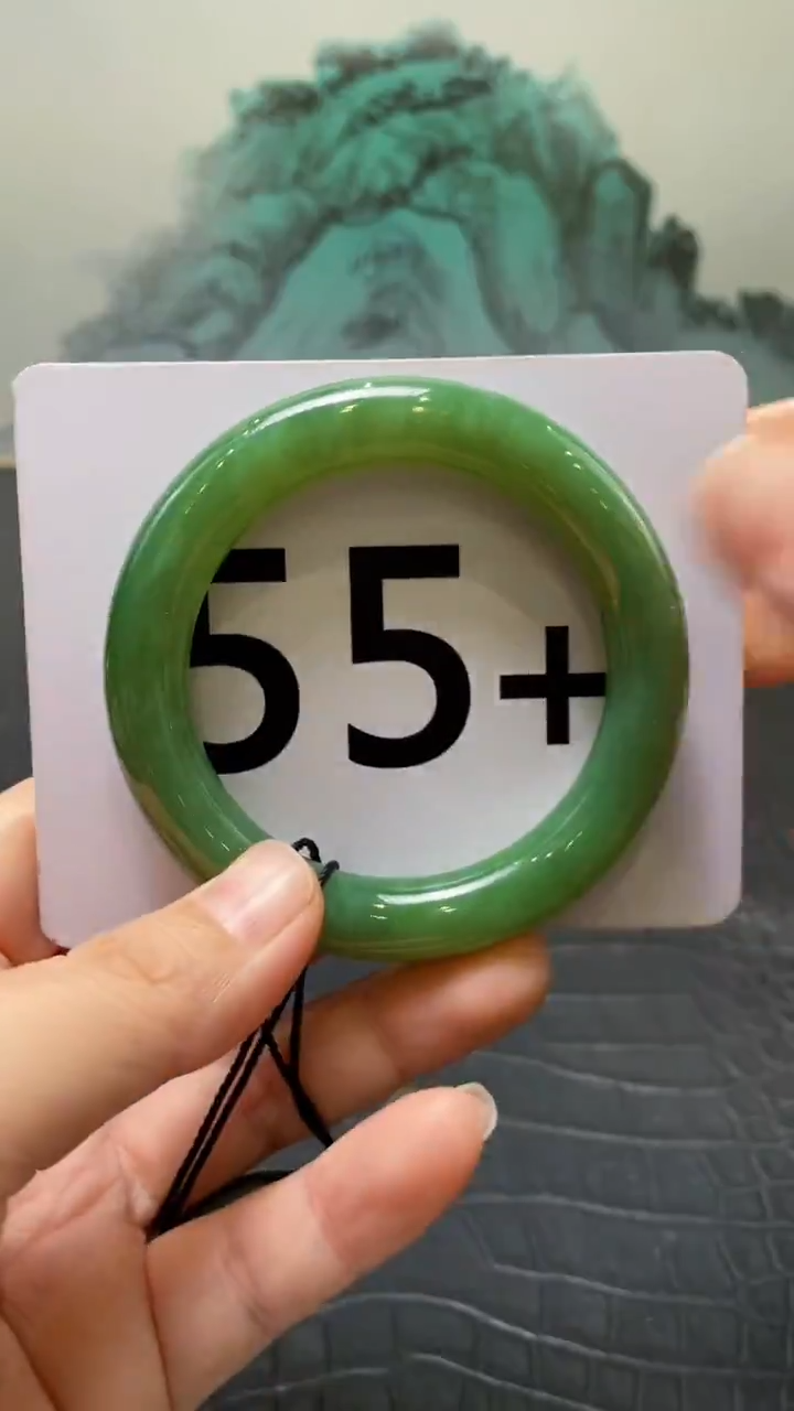 未镶嵌手镯和田玉（碧玉）蜡****达55+