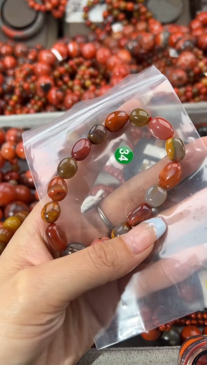 未镶嵌手串南红玛瑙10+
