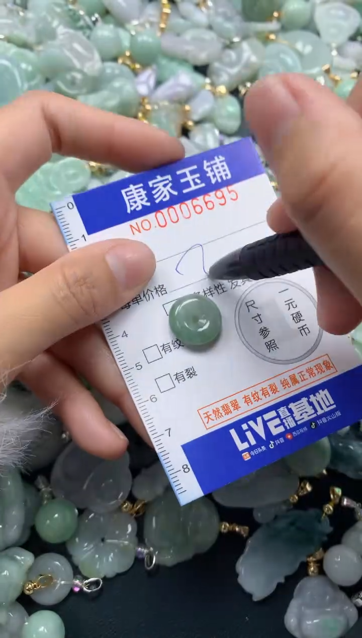 颈饰未镶嵌翡翠6695