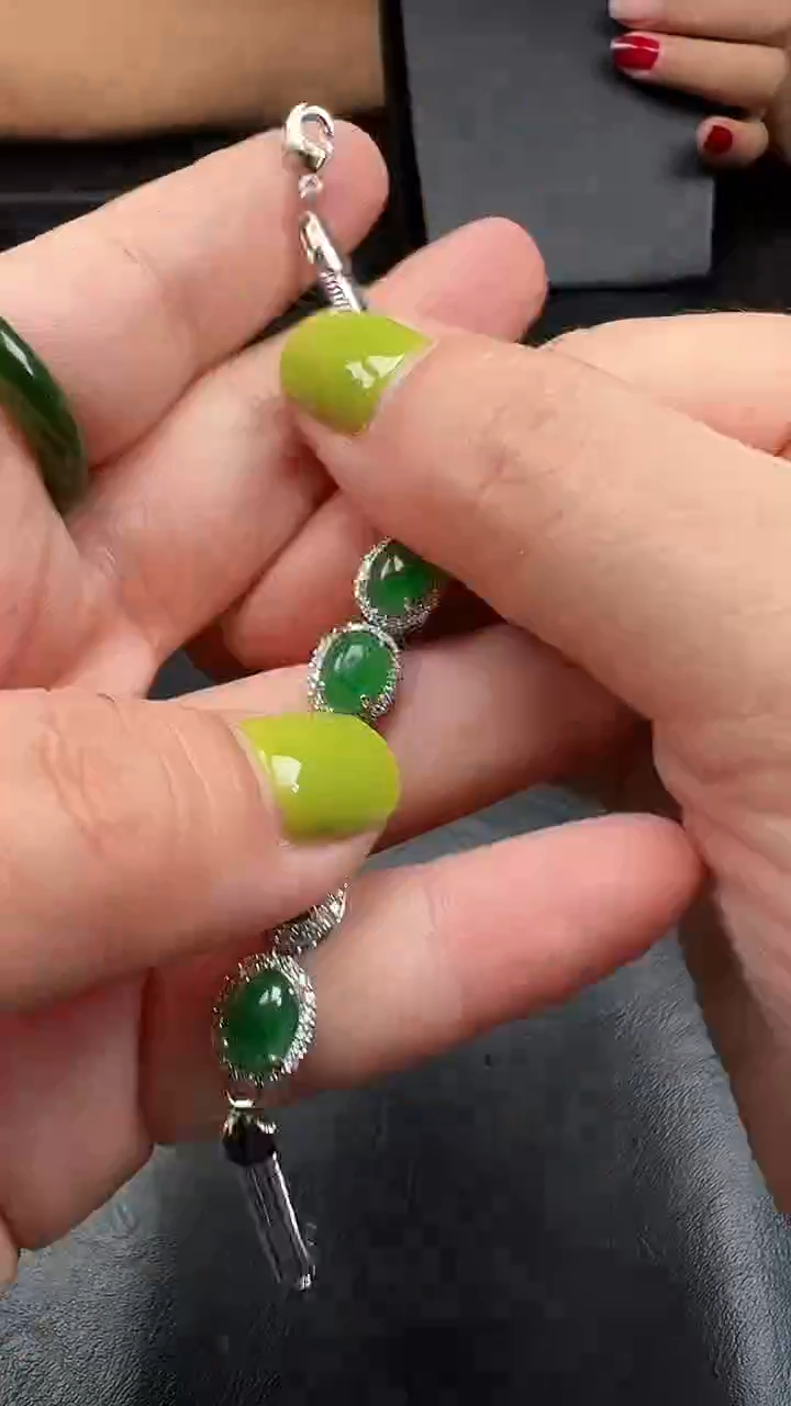 合金手链翡翠60614/多样性/发一件