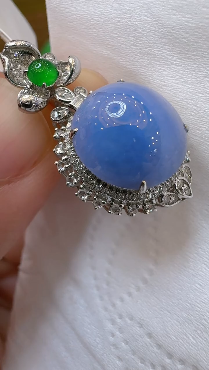 【闪购商品】翡翠吊坠(不含链)18K金镶嵌多样性团购发一件